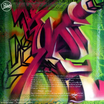 Toile graffiti 25