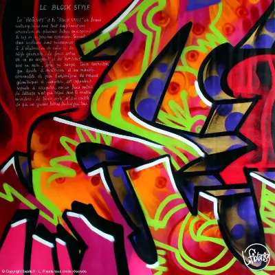 Toile graffiti 40