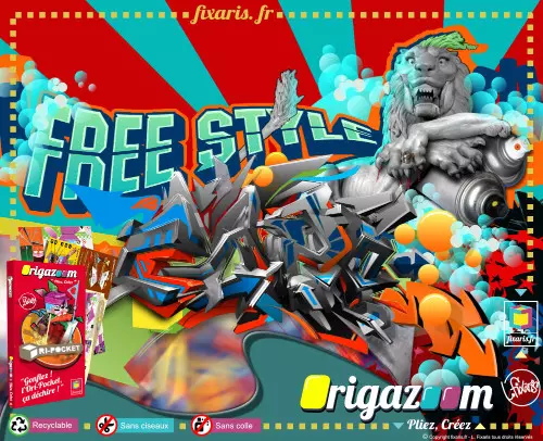 Toile graffiti Free Style 05