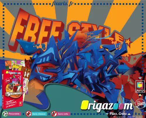 Toile graffiti Free Style 08