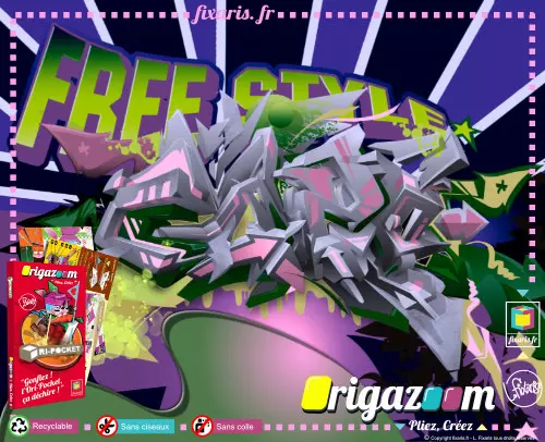 Toile graffiti Free Style 16