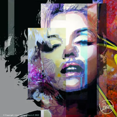 Toile Steet Art Marilyn 07