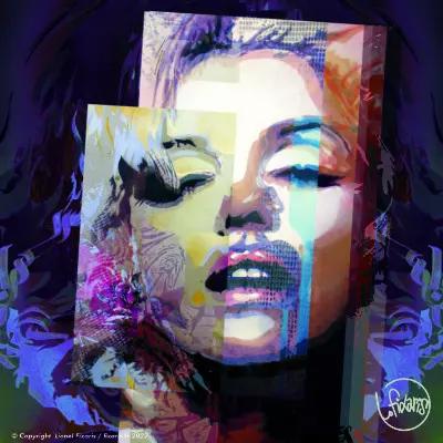 Toile Steet Art Marilyn 08