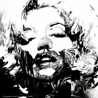 Toile Steet Art Marilyn 14