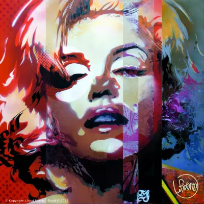 Toile Steet Art Marilyn 29
