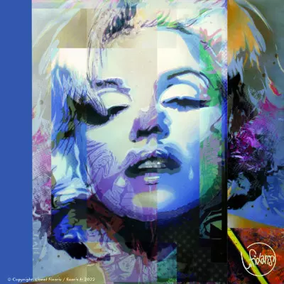 Toile Steet Art Marilyn 36