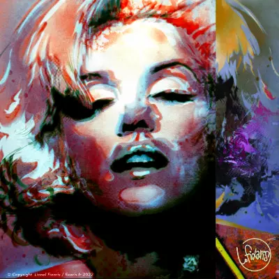 Toile Steet Art Marilyn 37