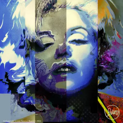 Toile Steet Art Marilyn 39