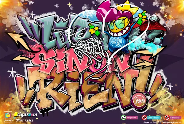 Toile graffiti la paix 06